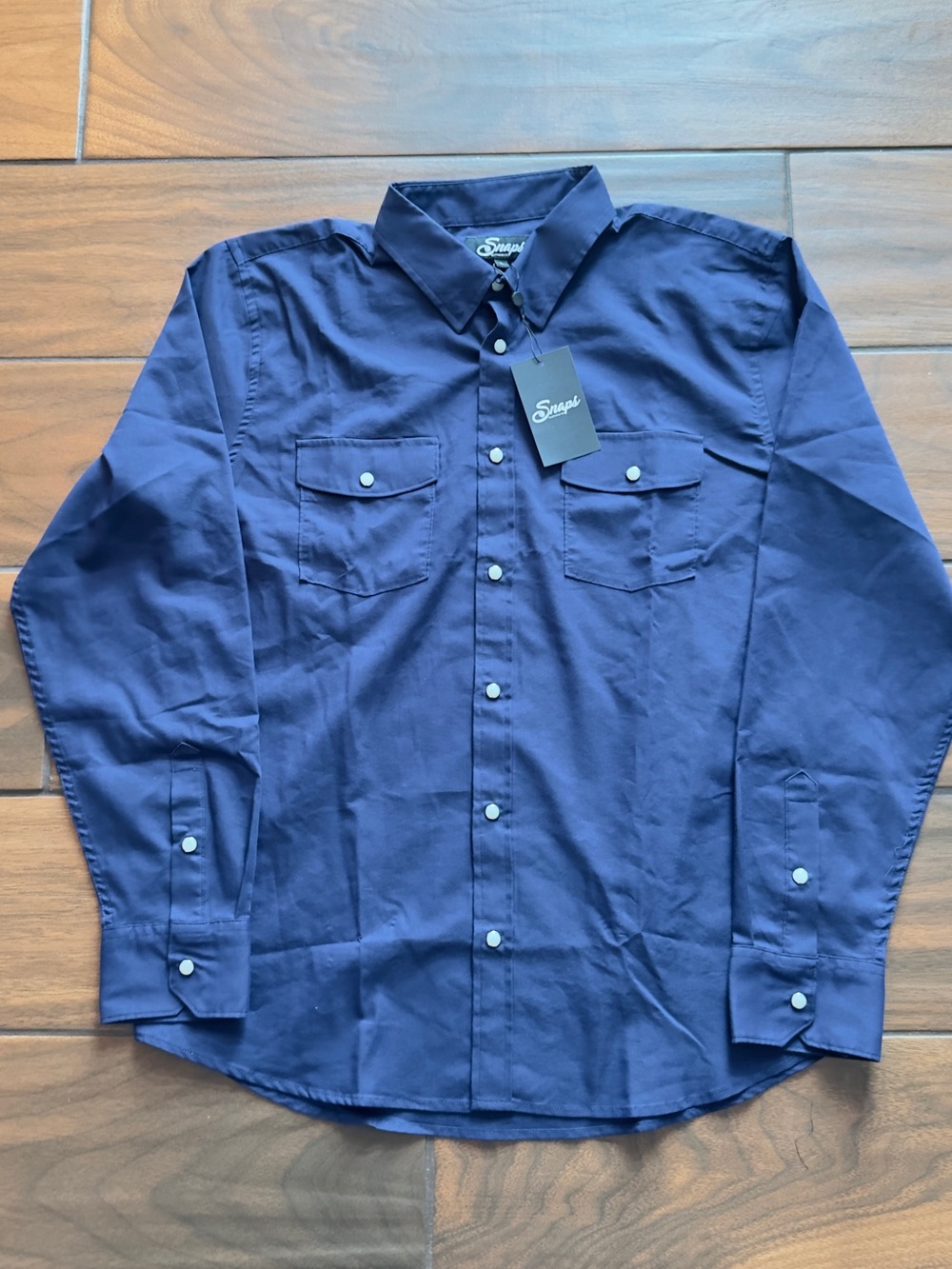 Snaps Clothing Co. Men's Rambler EZ Care Pearl Snap Long Sleeve Size L